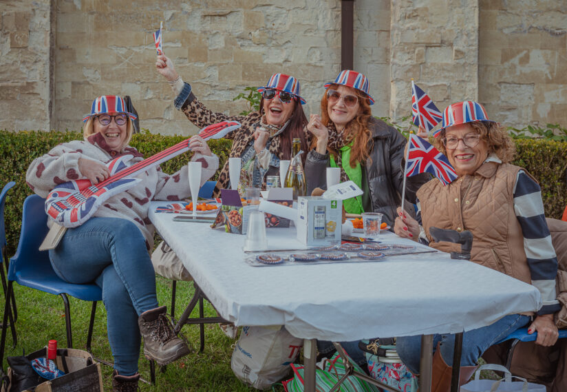 People having a good time during the event