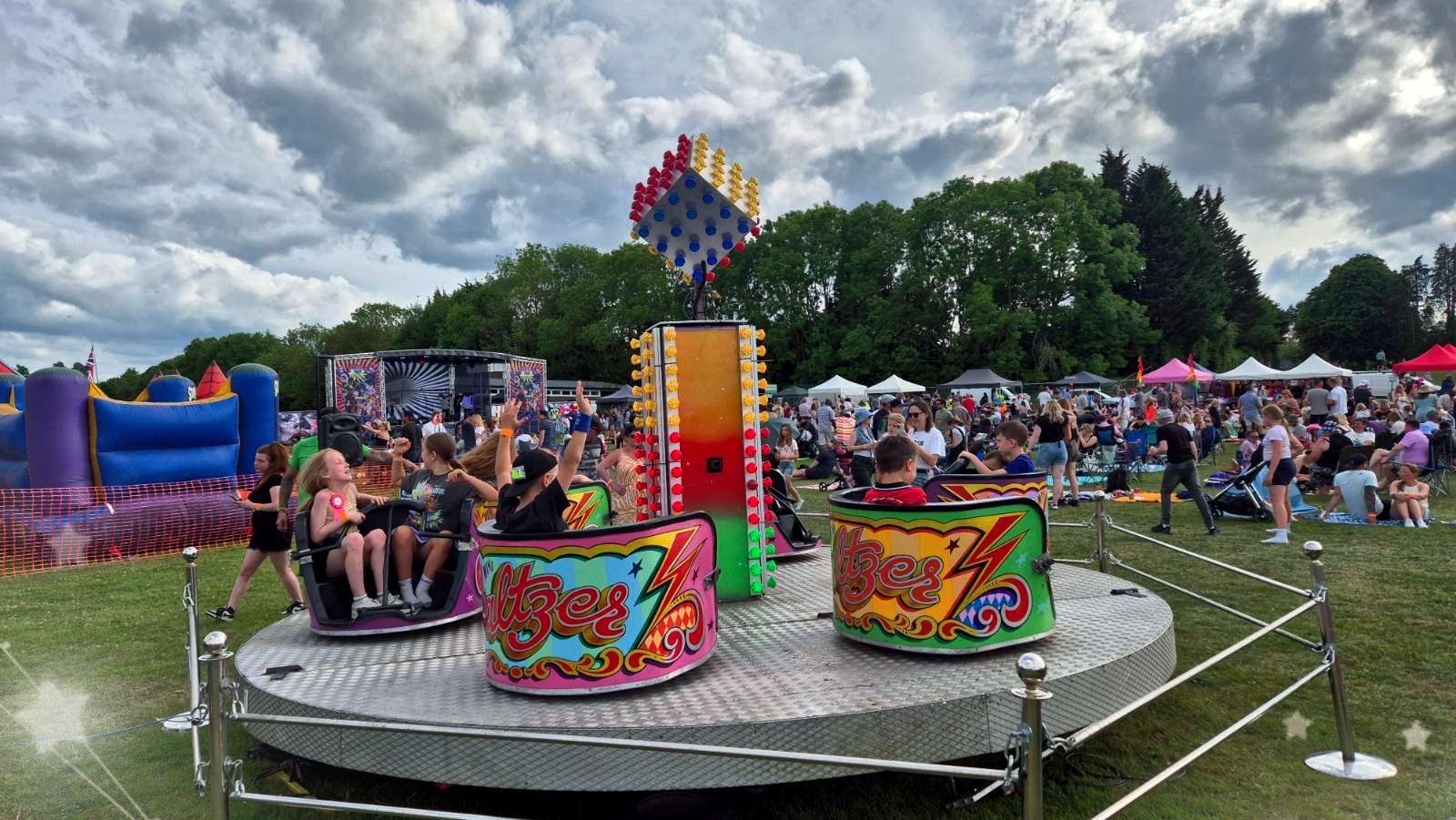 Free children ride at markets event