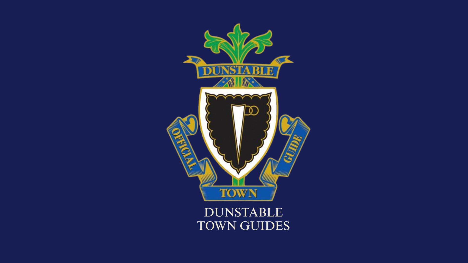dunstable town guides logo in a crest