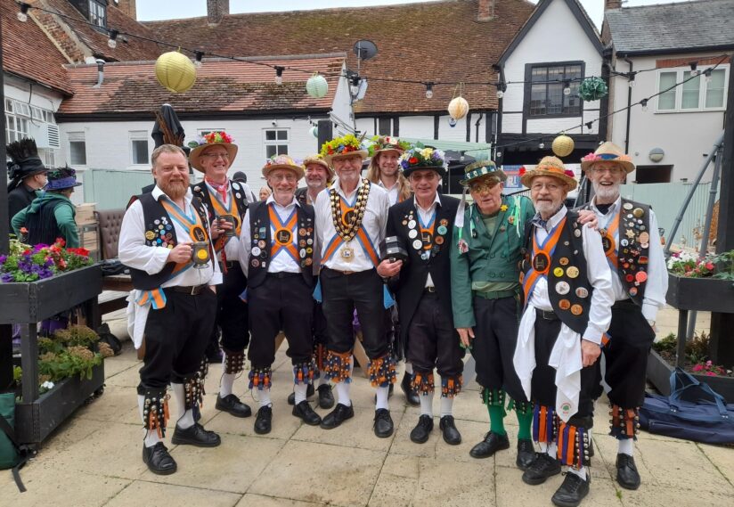 A photo of the Aldbury Morris Men