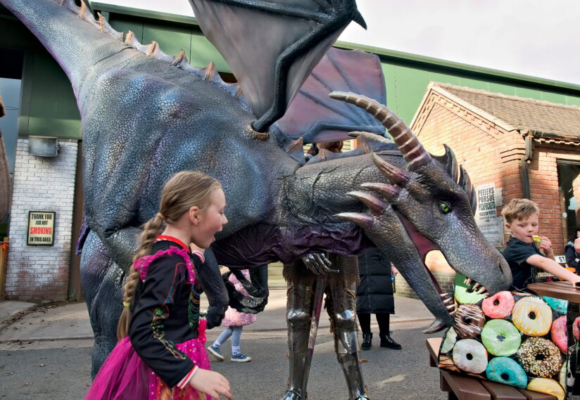 Large Dragon walking about