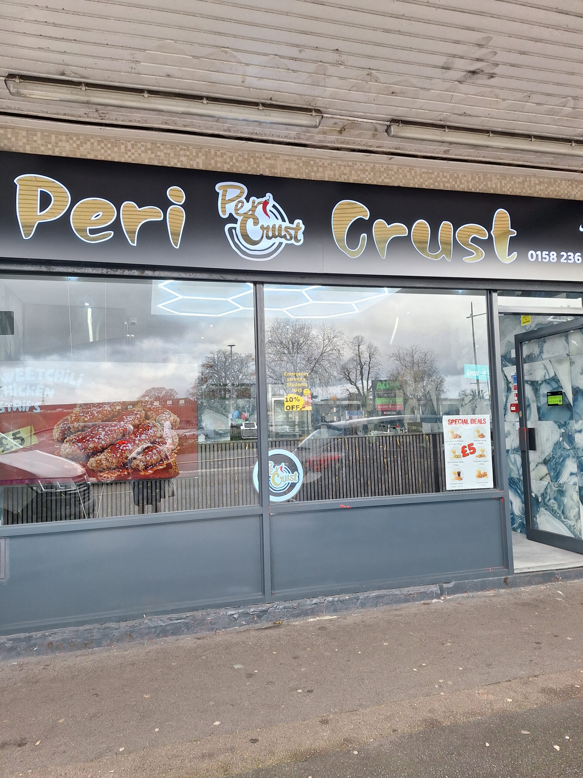 shop front of Peri Crust