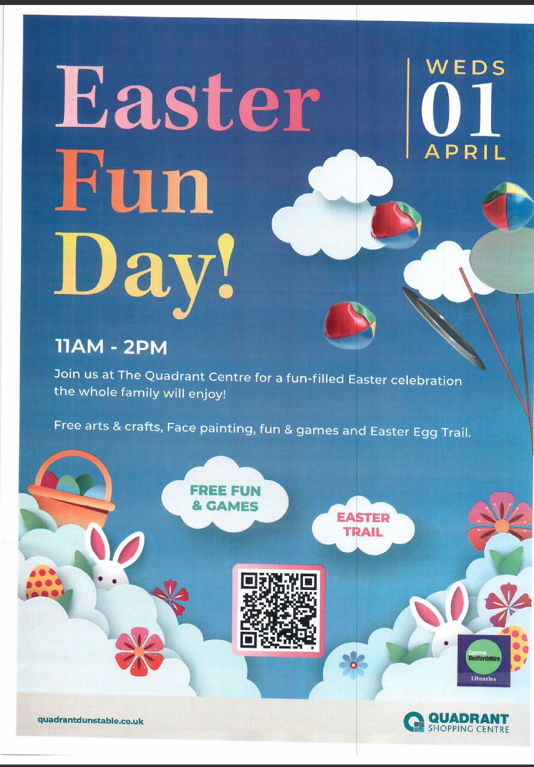 The Quadrant Easter poster Fun Day