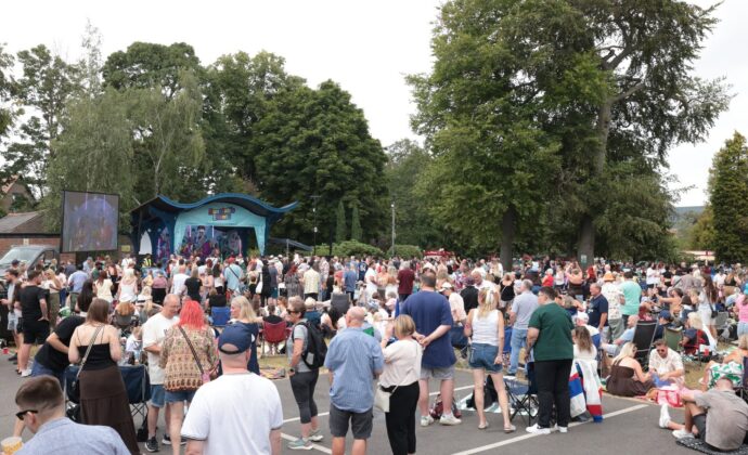 crowds of people